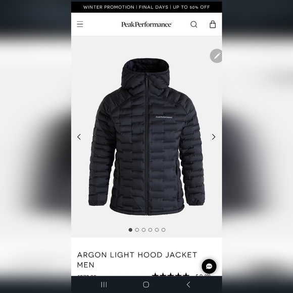 New peak preference argon jaket - Picture 1 of 1